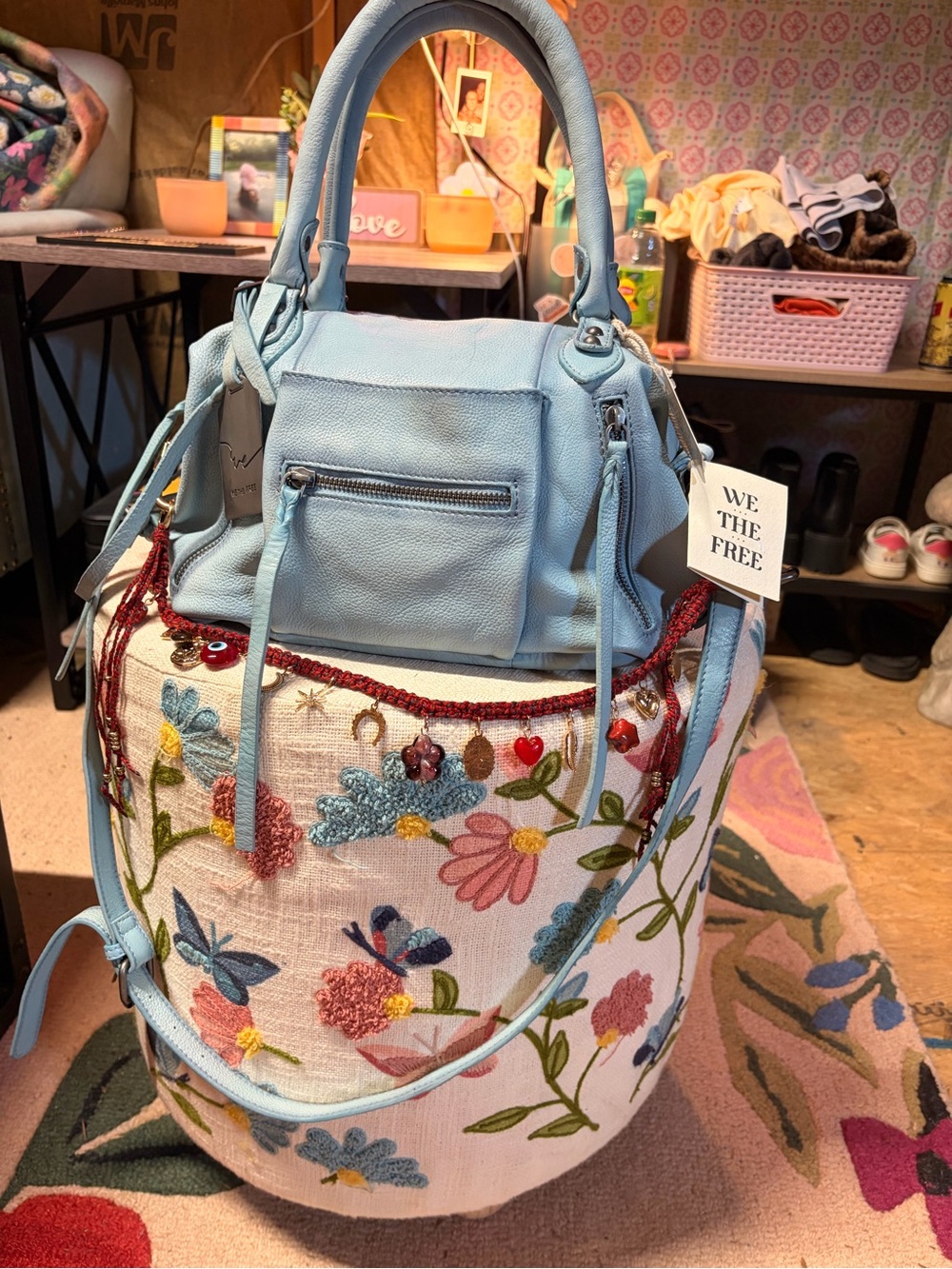 Free people baby Emerson purse + charm - Picture 6 of 6